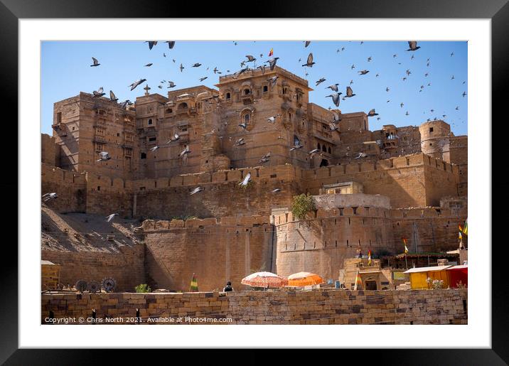 Jaisalmer Fort India Framed Mounted Print by Chris North