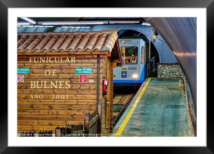 Tunneling Through the Picos Mountains Framed Mounted Print by Roger Mechan