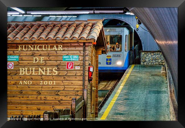 Tunneling Through the Picos Mountains Framed Print by Roger Mechan