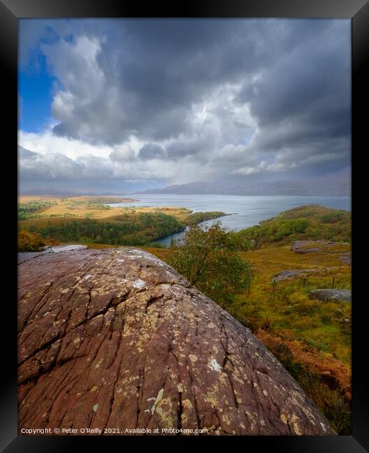 Loch Torridon, Scotland Framed Print by Peter O'Reilly