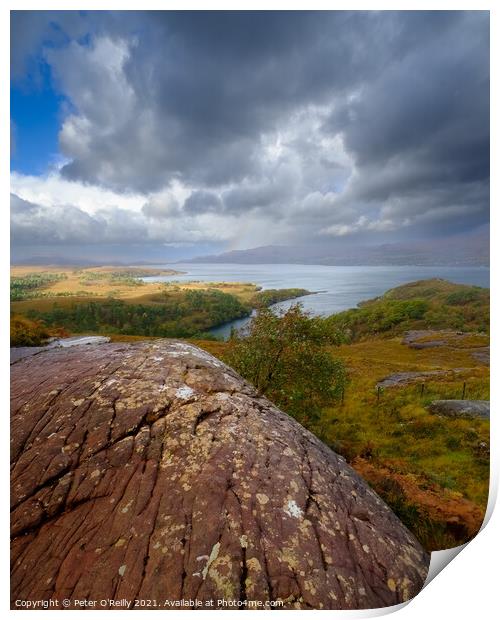 Loch Torridon, Scotland Print by Peter O'Reilly