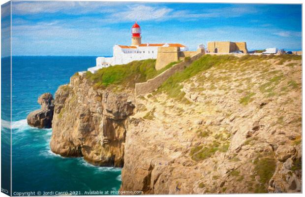 Cape St. Vicente Lighthouse - Algarve, Portugal - Picturesque Ed Canvas Print by Jordi Carrio