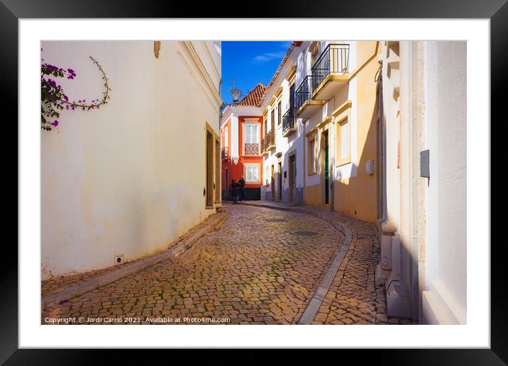 Tavira town in the Algarve, Portugal - 3 - Orton glow Edition  Framed Mounted Print by Jordi Carrio