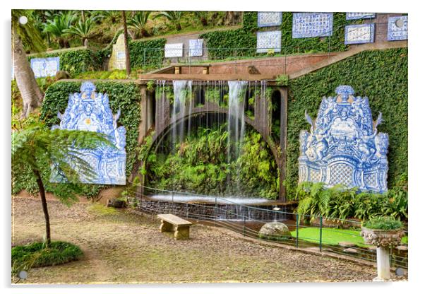 Monte Palace Tropical Garden in Madeira Acrylic by Roger Green