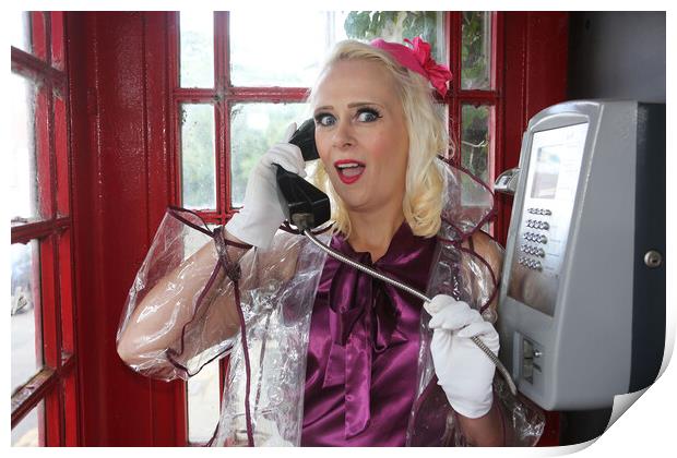 Hanging on the telephone Print by Alister Firth Photography