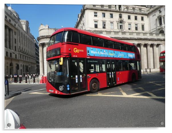 Trans bus Acrylic by Simon Hill