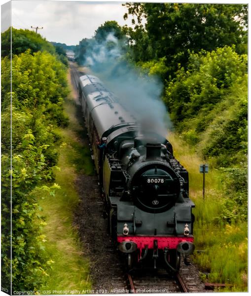 Loco 80078 in Portrait Canvas Print by GJS Photography Artist