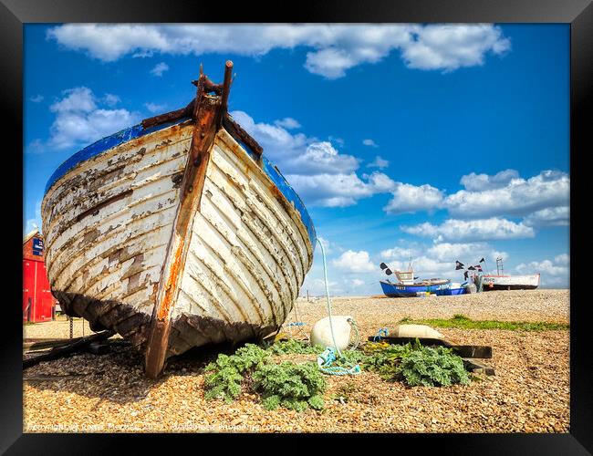 Shoreline Serenity Framed Print by Roger Mechan