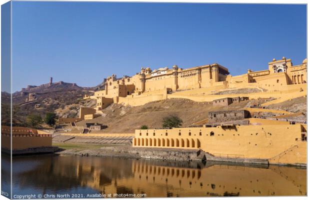 Amer Fort Canvas Print by Chris North