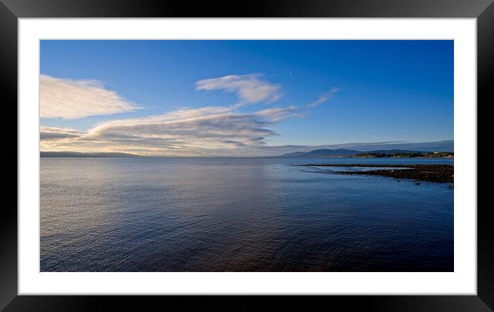 Belfast lough Framed Mounted Print by Cecil Owens