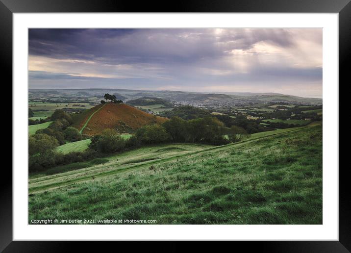 Colmer's Hill, Dorset Framed Mounted Print by Jim Butler