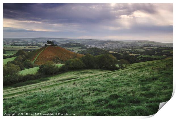 Colmer's Hill, Dorset Print by Jim Butler