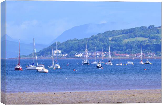 Nautical scene at Fairlie, Largs Canvas Print by Allan Durward Photography