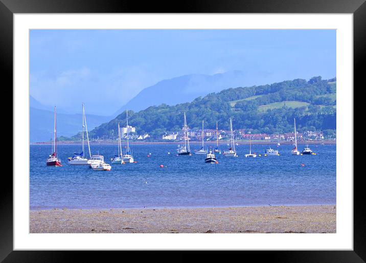 Nautical scene at Fairlie, Largs Framed Mounted Print by Allan Durward Photography