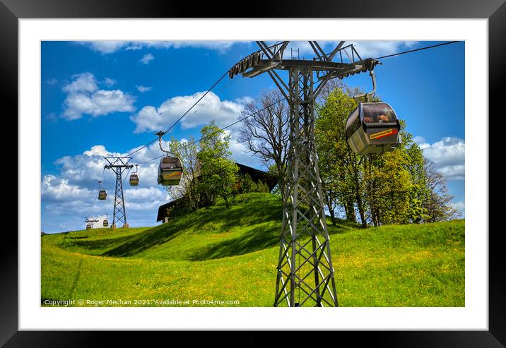 Alpine Playground Framed Mounted Print by Roger Mechan