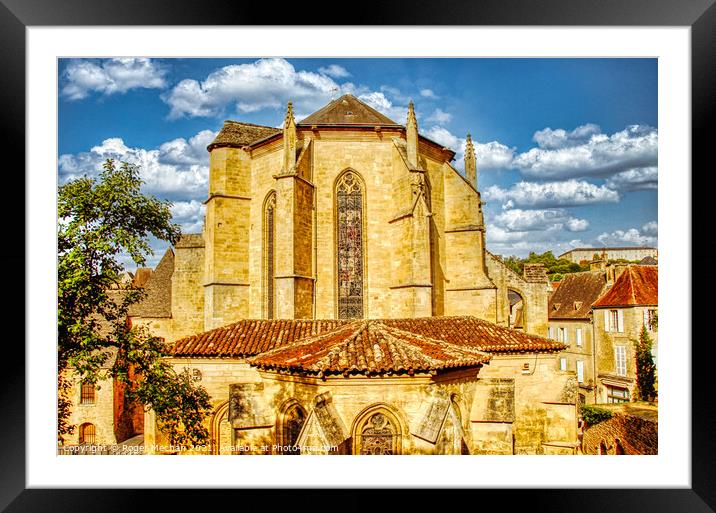 The Heavenly Cathedral of Saint-Sacerdos Framed Mounted Print by Roger Mechan