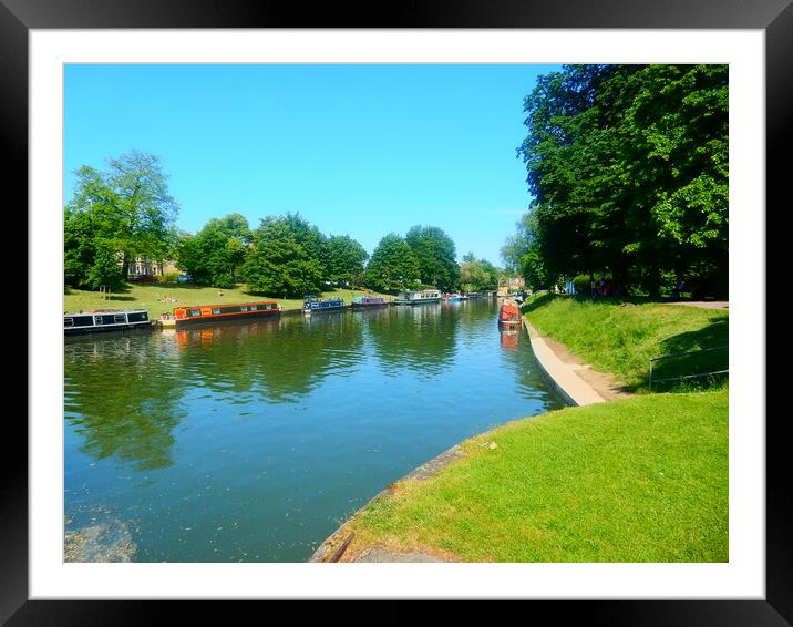 The River Cam Framed Mounted Print by Simon Hill