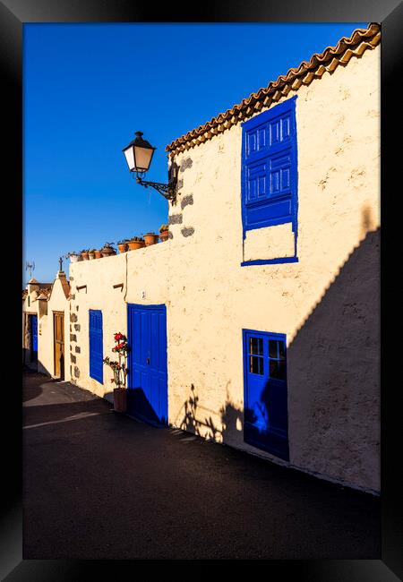 Old house in Chirche Tenerife Framed Print by Phil Crean
