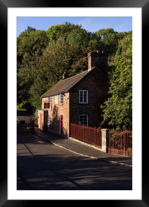 Toll House Iron Bridge Shropshire Framed Mounted Print by Phil Crean
