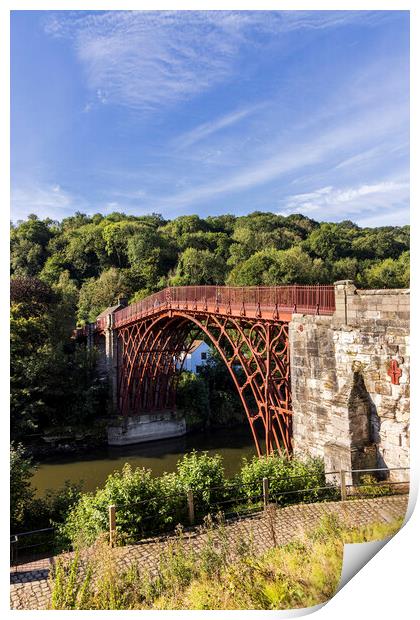 The Iron Bridge Shropshire Print by Phil Crean