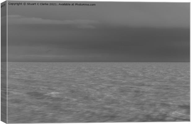 Stormy seascape Canvas Print by Stuart C Clarke