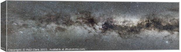 Milky Way from Coigach Canvas Print by Paul Clark