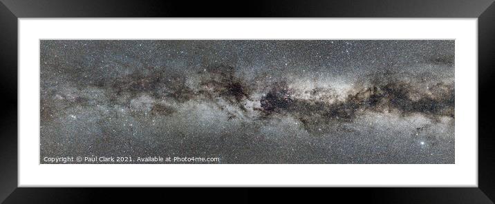Milky Way from Coigach Framed Mounted Print by Paul Clark