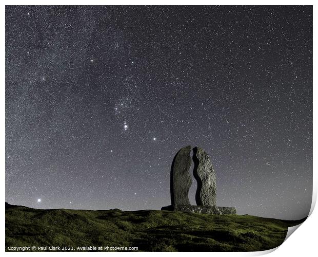 Orion above Water Cut - Mallerstang Print by Paul Clark