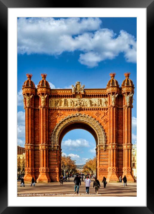 Gateway to the Grande Exhibition Framed Mounted Print by Roger Mechan