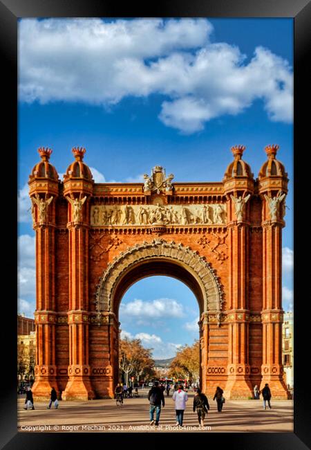 Gateway to the Grande Exhibition Framed Print by Roger Mechan