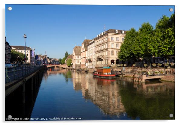 Summer Morning in Strasbourg Acrylic by John Barratt