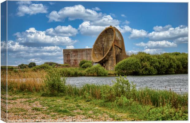 Sound Mirrors - Eavesdropping on the Enemy Canvas Print by Roger Mechan