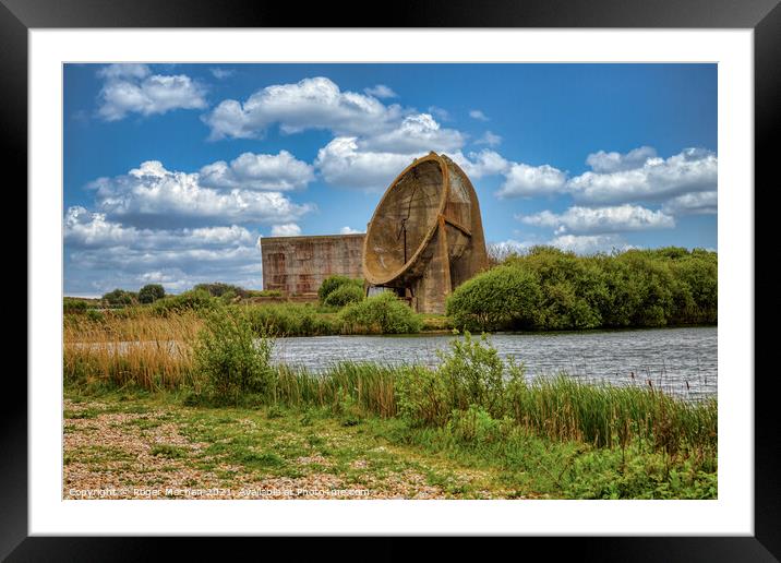 Sound Mirrors - Eavesdropping on the Enemy Framed Mounted Print by Roger Mechan