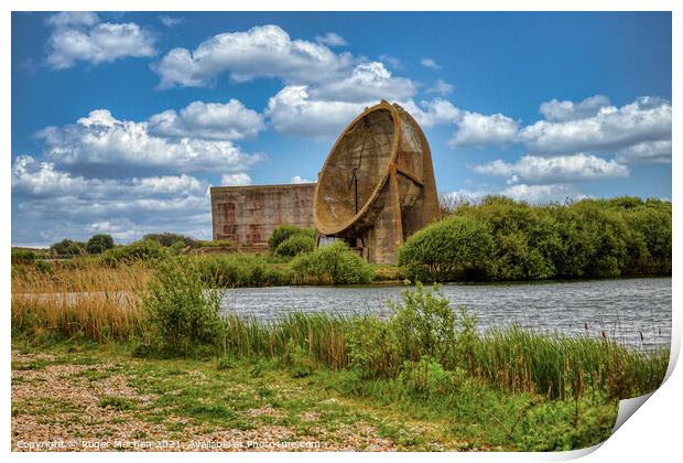 Sound Mirrors - Eavesdropping on the Enemy Print by Roger Mechan