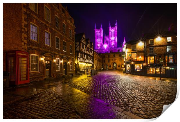 Lincoln Cathedral Quarter Print by Jason Thompson
