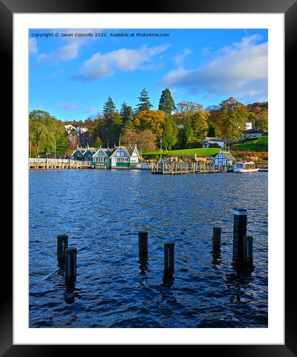 Bowness-On-Windermere, Cumbria. Framed Mounted Print by Jason Connolly