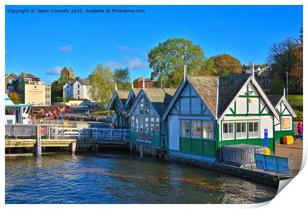 Bowness-On-Windermere, Cumbria. Print by Jason Connolly
