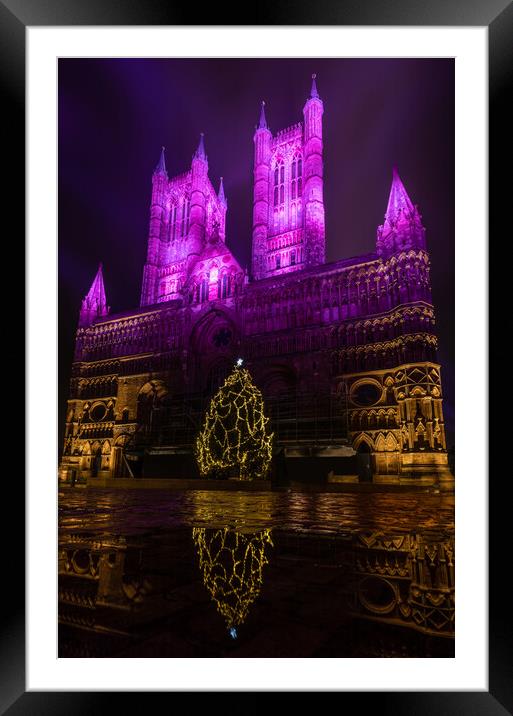  Lincoln Cathedral  Framed Mounted Print by Jason Thompson