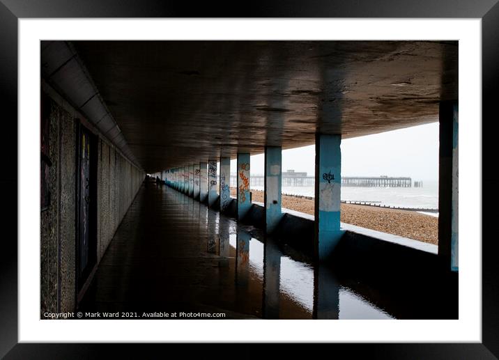 Hastings Bottle Alley Framed Mounted Print by Mark Ward