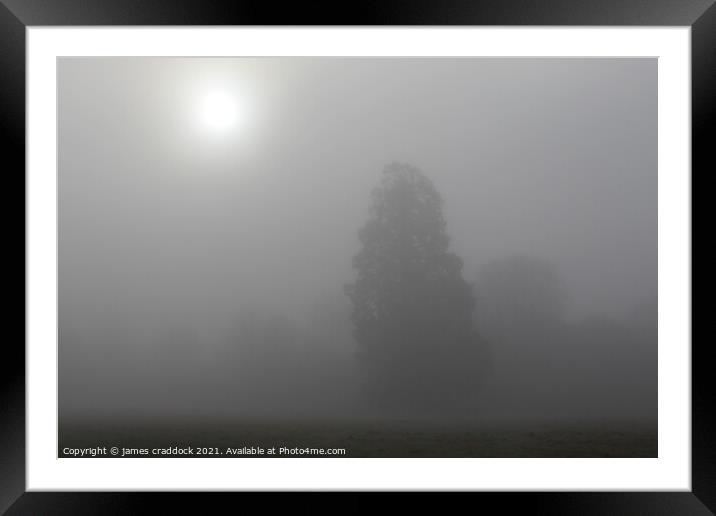 Foggy Morning Framed Mounted Print by james craddock