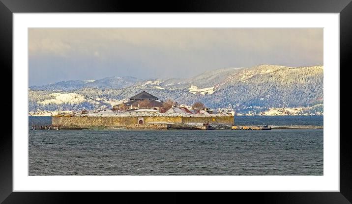 Monk's Island, Trondheim, Norway Framed Mounted Print by Martyn Arnold