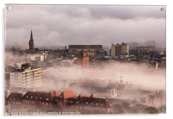 Dundee Fog Acrylic by Craig Doogan