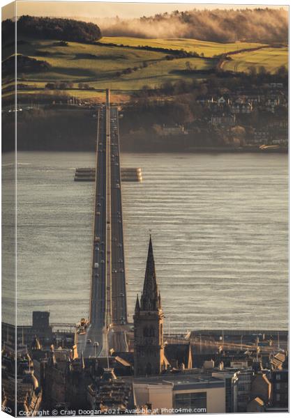 Bridge over the Tay Canvas Print by Craig Doogan