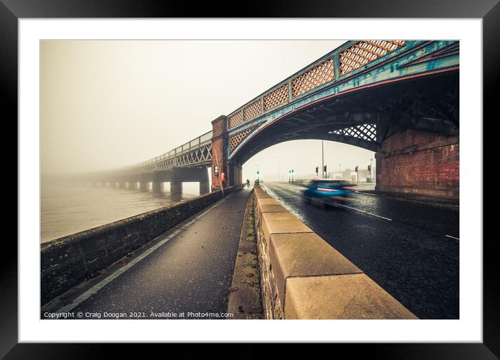 Tay Rail Bridge Dundee Framed Mounted Print by Craig Doogan