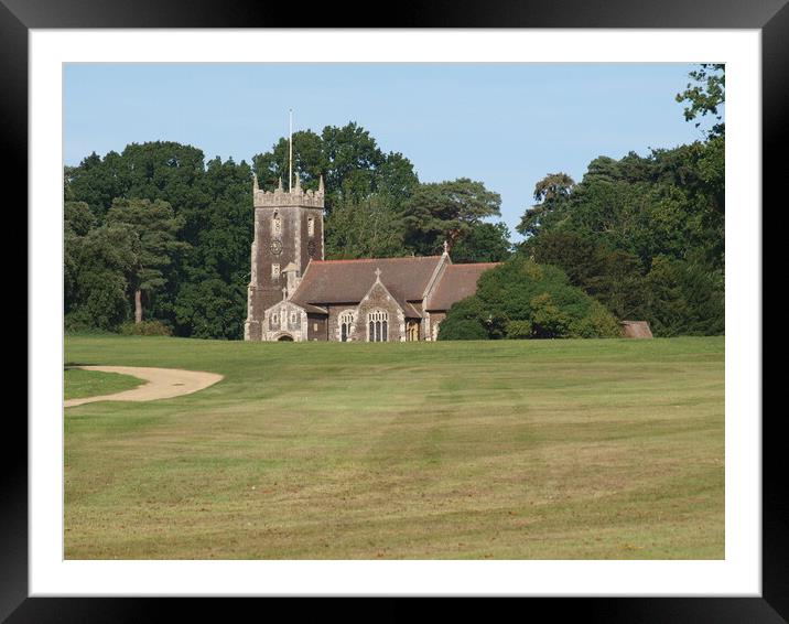 The Church Framed Mounted Print by Simon Hill