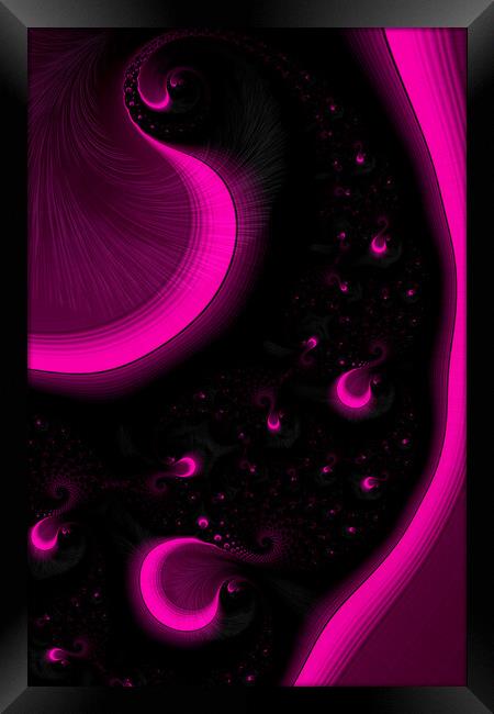 Infinite Purple Cosmos Framed Print by Steve Purnell