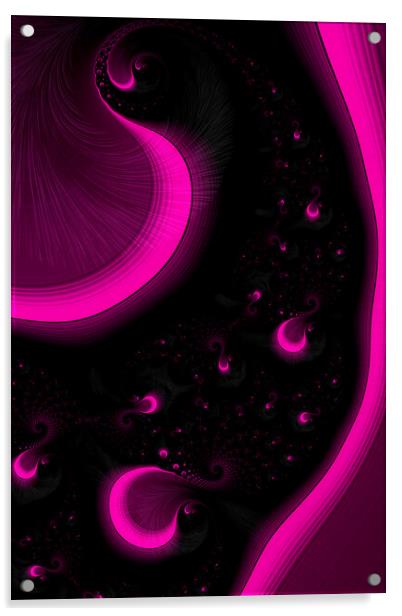 Infinite Purple Cosmos Acrylic by Steve Purnell