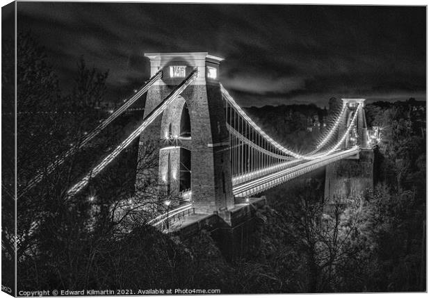 Clifton Suspension Bridge Canvas Print by Edward Kilmartin