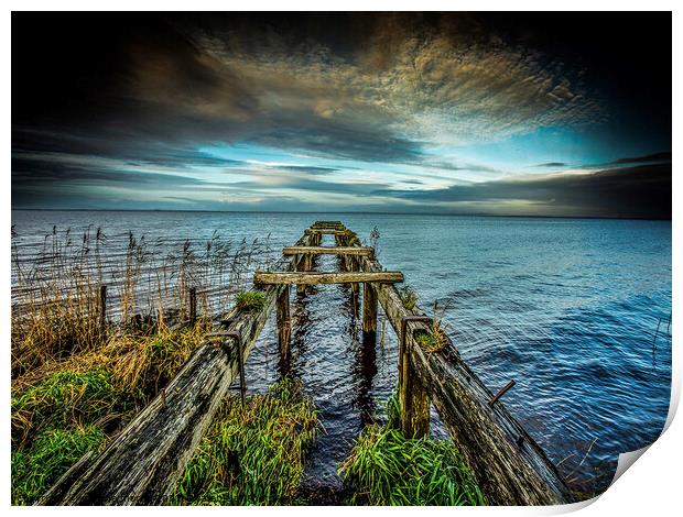 The Old Jetty Print by pauline morris