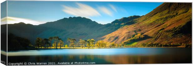 Early morning light Buttermere Lake District Cumbr Canvas Print by Chris Warren